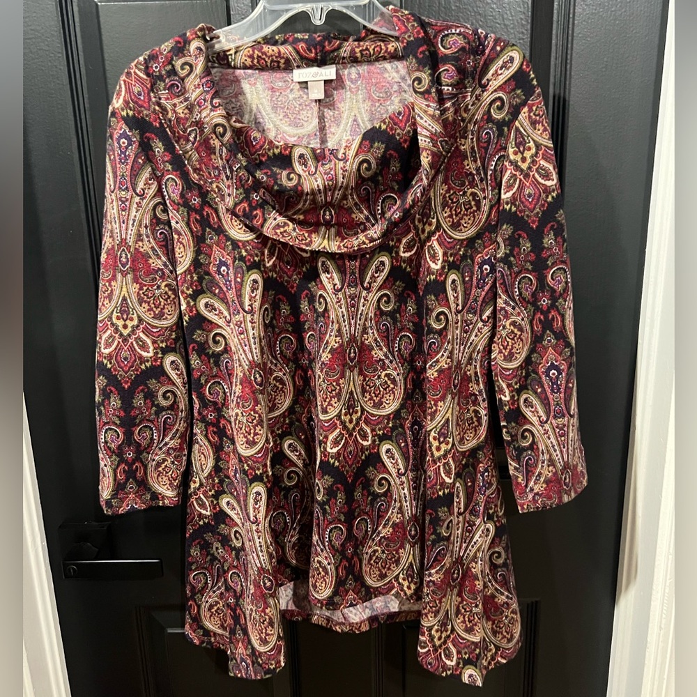 Roz and Ali Womens Blouse Size M